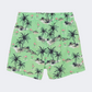 Color Kids Aop  Boys Beach Swim Short Green Ash