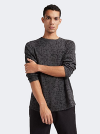 Oneill Waffle Men Lifestyle Long Sleeve Dark Grey Melee