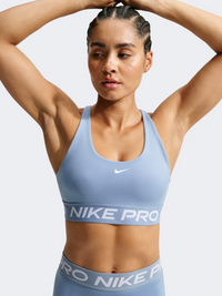 Nike Pro Df 365 Light Support Women Training Bra Work Blue/White