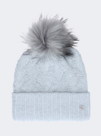 Chaos Sparkle Pom Women Lifestyle Beanie Vapor Grey
