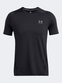Under Armour Heatgear Fitted Graphic Men Training T-Shirt Black/Castlerock
