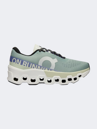 On Cloudmonster 2 Women Running Shoes Mineral/Aloe