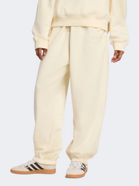 Adidas Essentials Linear Oversized Jogger Women Originals Pant Cream White