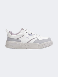 Erke Skateboard Women Lifestyle Shoes Light White/Grey