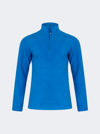 Oil&Gaz Warm Men Skiing 1/4 Zip Fleece Royal Blue