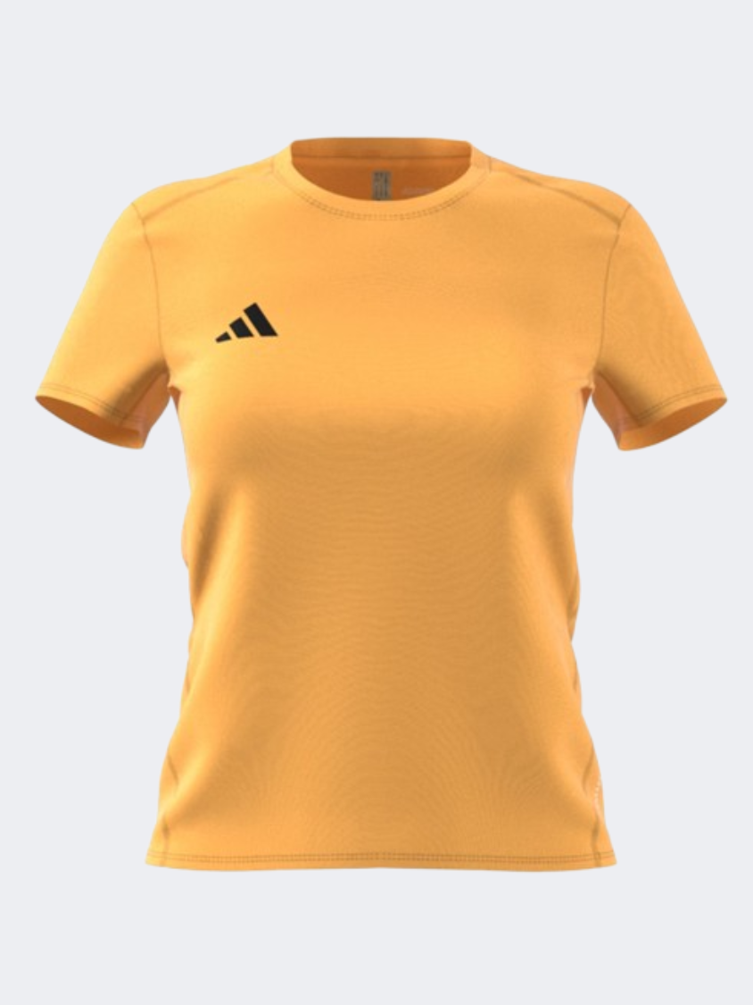Adidas Adizero Essentials Women Running T-Shirt Orange
