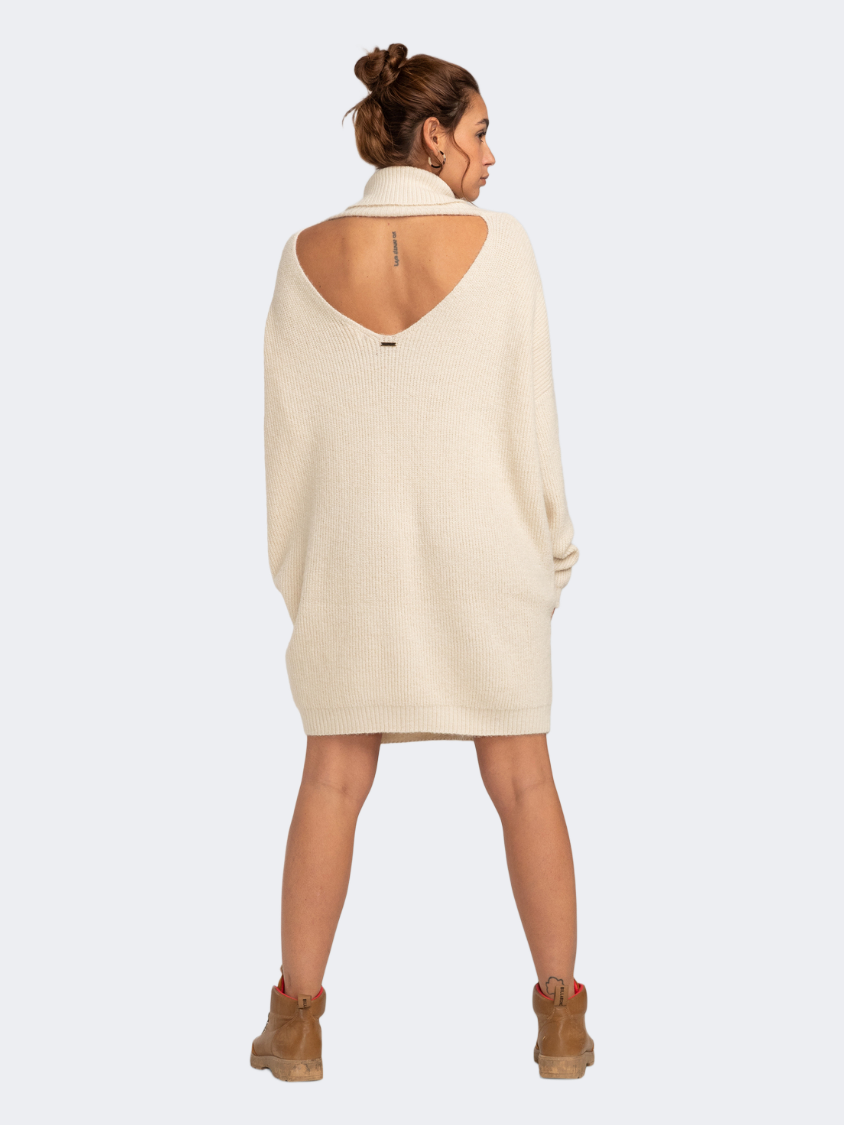 Billabong Love Dancing Women Lifestyle Dress Antique White