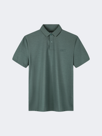 Erke Micro Men Tennis Polo Short Sleeve Dark Green