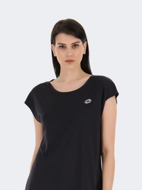 Lotto Workout Over Women Training T-Shirt All Black