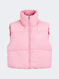 Top Ten Puffer Women Lifestyle Vest Pink