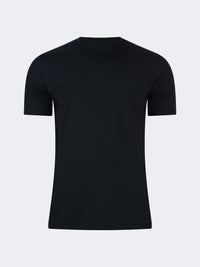 Oil And Gaz Comfortable Men Sportwear T-Shirt R-Neck Black