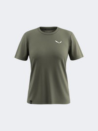 Salewa Eagle Vocab Women Hiking T-Shirt Faded Green