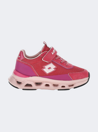 Lotto Vento Amf Glit Ps-Girls Lifestyle Shoes Sorbet/Dark Pink