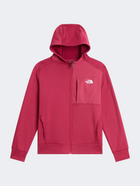 The North Face Performance Hooded Girls Lifestyle Fleece Fermented Clay