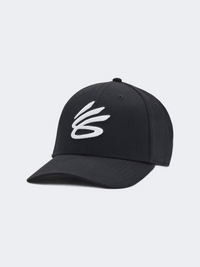 Under Armour Curry Mid Men Basketball Cap Black/White