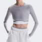 On Train Crop Women Training Long Sleeve Lilac