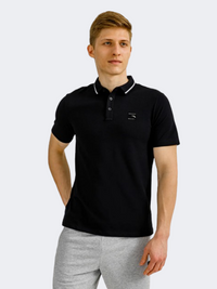 Anta Men Training Polo Short Sleeve Black
