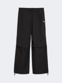 Puma Wardrobe Essentials Parachute Woven Women Lifestyle Pant Black