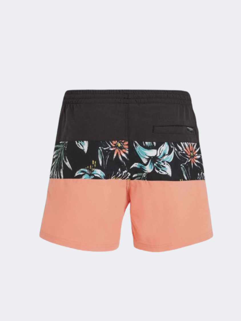 ONeill Mixmatch Cali 15 Inch Men Beach Swim Short Black Tropicana