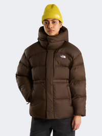The North Face Oversized Puffer Women Lifestyle Jacket Dark Chestnut