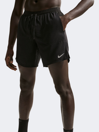 Nike Df Stride 2 In 1 7 Inch Men Running Short Black/Silver