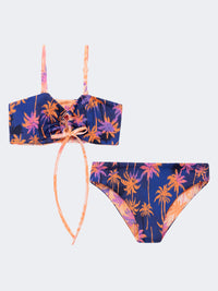 Offcorss Reversible Kids-Girls Beach Bikini Set Purple