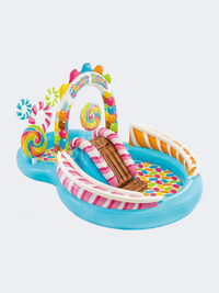 Intex Candy Zone Play Center With 6 Balls Beach Inflatables Multicolor