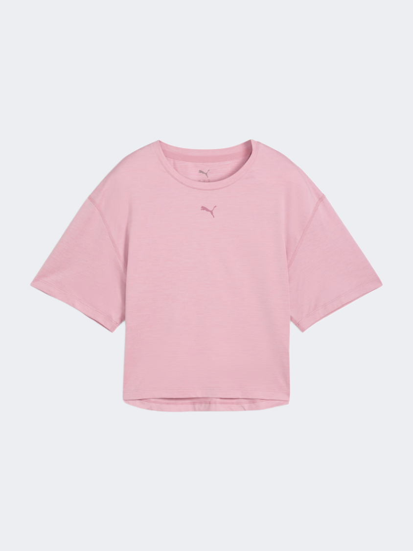 Puma Cloudspun Relaxed Women Training T-Shirt Poised Pink