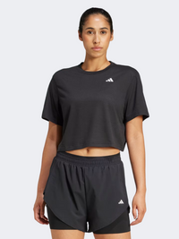 Adidas Train Essentials Boxy Workout Women Training T-Shirt Black