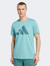 Adidas Run It Men Running T-Shirt Mint Ton