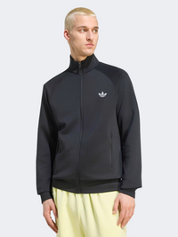 Adidas Trefoil Essentials Spacer Track Top Men Originals Jacket Black