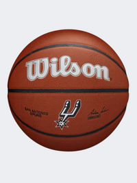 Wilson Nba Team Alliance San Antonio Spurs Unisex Basketball Ball Brown/Grey