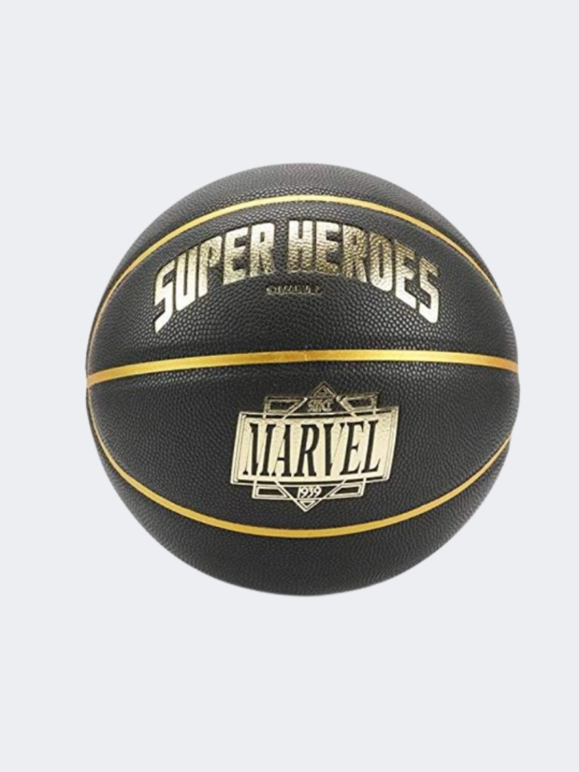 Joerex Marvel Super Heroes Basketball Ball Black/Gold
