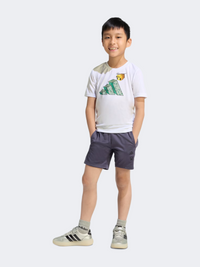 Adidas Minecraft Training Summer Little-Boys Sportswear Set White