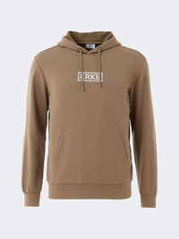 Erke Pullover Men Lifestyle Hoody Dark Brown