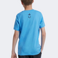 Adidas Messi Boys Football T-Shirt Blue Burst