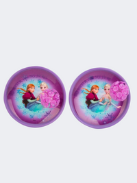 Joerex Frozen Kids Beach Set Of Racket And Ball Purple