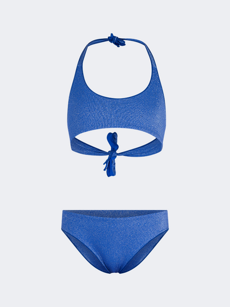 Piccole Monelle Girls Beach Bikini Set Light Blue