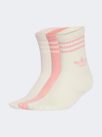 Adidas Crew Little-Girls Original Sock White/Pink