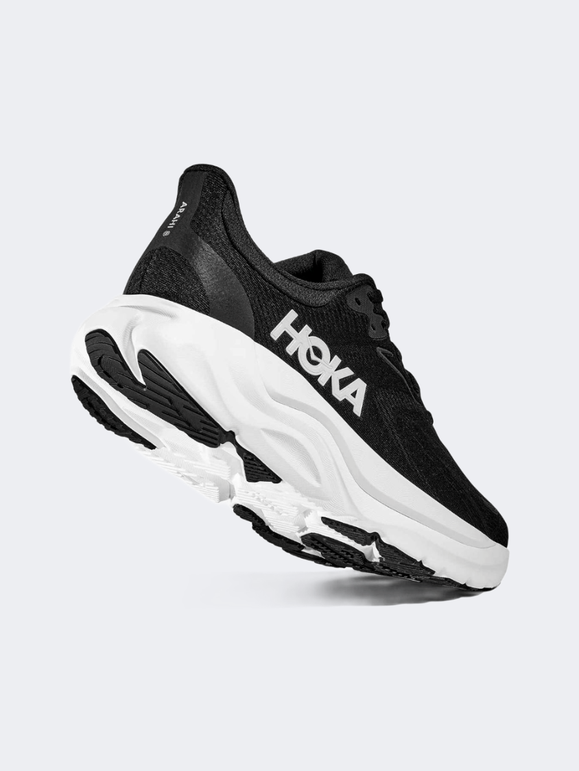 Hoka Arahi 8 Women Running Shoes Black/White