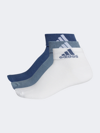 Adidas Per Ankle Unisex Training Sock White/Blue