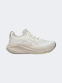 Asics Gel Nimbus 27 Women Running Shoes Cream/Mineral Beige