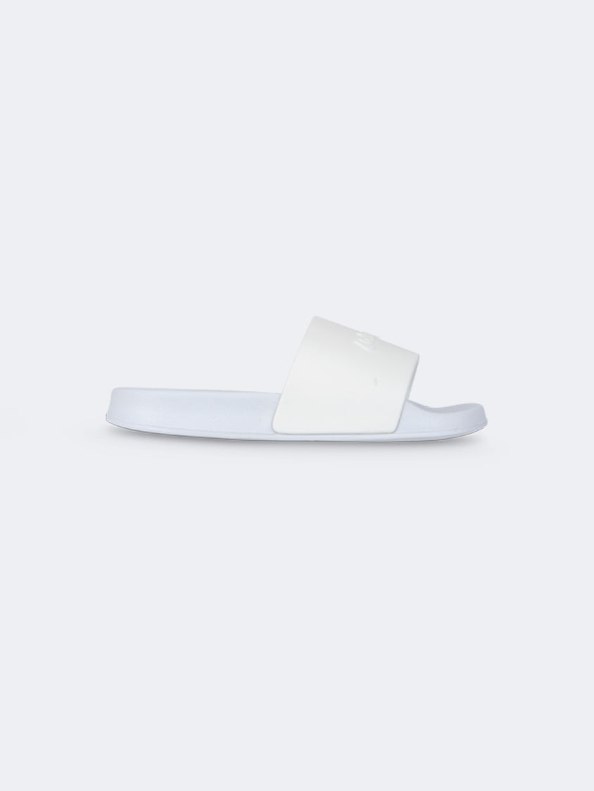 Oil And Gaz Comfy Unisex Beach Slide White