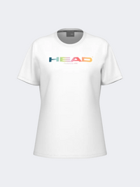 Head Rainbow Women Padel T-Shirt White