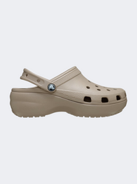 Crocs Classic Platform Women Lifestyle Clog Cocoa Crème