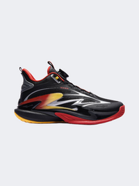 Erke Gs-Boys Basketball Mid Boa System Black/Silver/Red