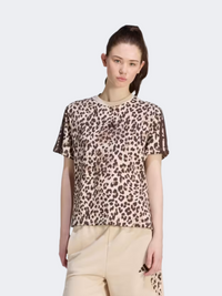 Adidas Seasonal Essentials Animal Print Women Sportswear T-Shirt Multicolor