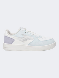Erke Skateboard Women Lifestyle Shoes White/Pale Grey
