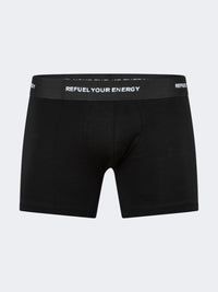 Oil And Gaz Cotton Men Underwear Boxer Black
