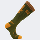 Socksette Leaves Women Lifestyle Sock Orange/Khaki